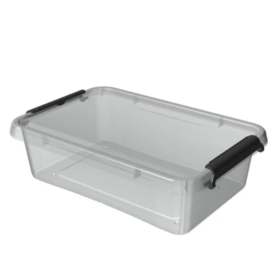 Abbildung von ORPLAST SimpleStore Box mit Clips 3,1 Liter 29 x 20 8 cm transparent