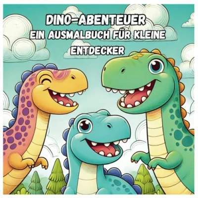 Abbildung von Kindermalbuch: Dino Abenteuer Ein Malbuch für kleine Entdecker