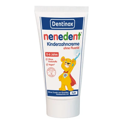Abbildung von nenedent Kinderzahnpasta ohne Fluorid 50 ml