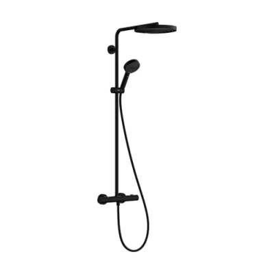 Abbildung von HG Pulsify S Puro 260 1jet EcoSmart Showerpipes med thermostat mat sort