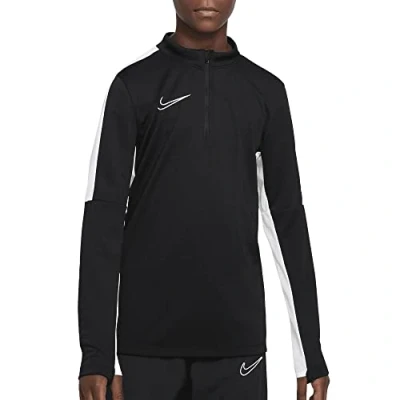 Abbildung von Nike Performance DF Drill Unisex Langarmshirt für Kinder, Größe: 128 140, Black/white