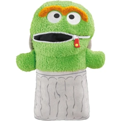 Abbildung von Schmidt Spiele Plüschfigur Sorgenfresser Sesamstraße, Oskar aus der Tonne, 29 cm