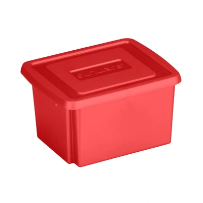 Abbildung von SUNWARE Nesta Box mit Deckel 0,4 Liter 118 x 94 61mm rot