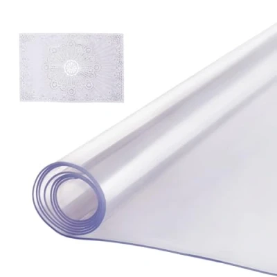 Abbildung von VEVOR PVC Tischschutz Tischdecke Tischfolie 1016x1524mm Schreibtischschutz 2mm