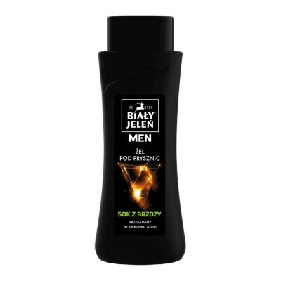 Abbildung von BIALY JELEN PREMIUM Hypoallergenic shower gel for men with birch extract 300ml by