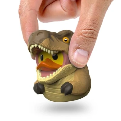 Abbildung von TUBBZ Mini: Jurassic Park T Rex als Cosplay Gummiente Vinyl Figur