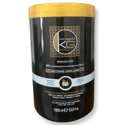 Abbildung von Keragold Pro Kapillarbotoxin ohne Sulfate 96% natürliche Inhaltsstoffe 1000 ml (BC Keratin &amp; Kokosöl)