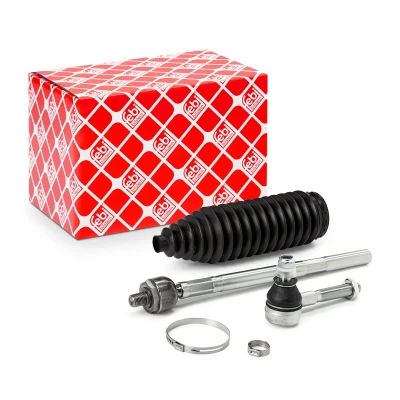 Abbildung von FEBI BILSTEIN 39031 Spurstange Vorderachse links mit Schellen, Lenkmanschetten PEUGEOT: 206 Schrägheck, SW