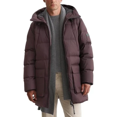 Abbildung von Marc O&#039;Polo Puffer Essentials HERO Daunenmantel, Herren, Größe: Medium, Purple depths