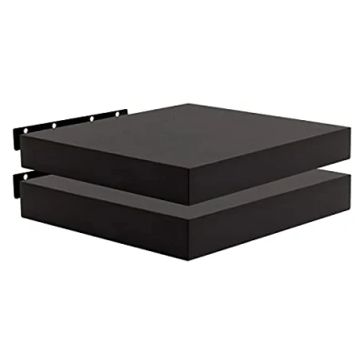 Abbildung von Woltu Wandregal, 2er Set Wandboard CD DVD Regal Bücherregal Holz Board