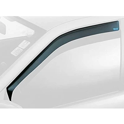 Abbildung von ClimAir Car Comfort Windabweiser Schwarz kompatibel mit Peugeot 206 5 türer &amp; SW 1998 2007