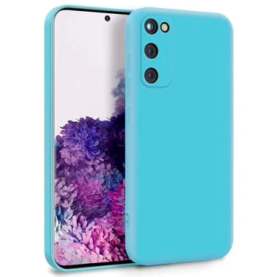 Abbildung von MyGadget Hülle für Samsung Galaxy S20 FE Zweilagige Handyhülle mit Kameraschutz Cover Innenfutter &amp; Silikon außen Türkis