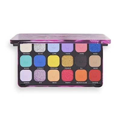 Abbildung von Makeup Revolution, Forever Flawless Lidschatten Palette, Good Vibes Hype, 18 Farbtöne, 19.8g