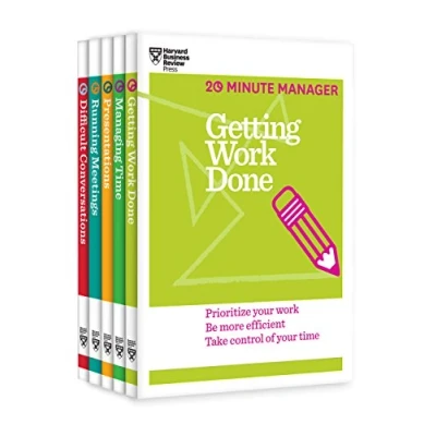 Abbildung von HBR Essential 20 Minute Manager Collection (5 Books) (HBR Series): Getting Work Done / Managing Time Presentations Running Meetings Difficult Conversations