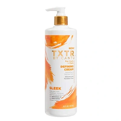 Abbildung von Cantu Txtr Sleek Defining Cream, 473 ml (lockig+gewelltes Haar), einzigartig, Standard