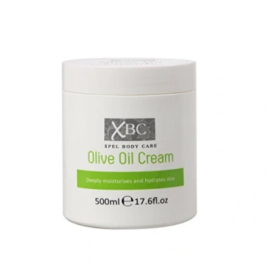 Abbildung von XBC Olivenöl Creme (3 x 500 ml) große Dose spendet Feuchtigkeit und