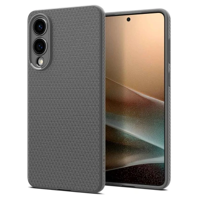 Abbildung von Spigen Liquid Air Hülle Kompatibel mit Samsung Galaxy S25 Edge Marble Gray