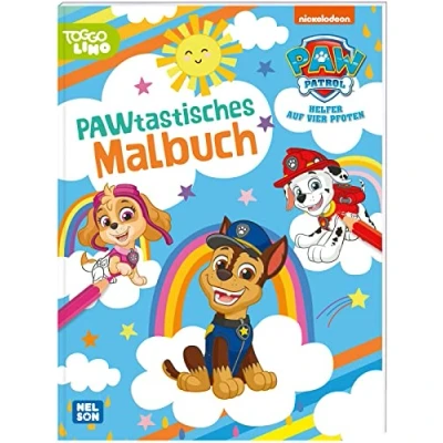 Abbildung von PAW Patrol Kindergartenheft: PAWtastisches Malbuch: 80 Malvorlagen mit allen Hunden der für Kinder ab 3 Jahren