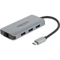 Abbildung von USB 3.2 Gen 1 Hub mit 4 Ports und Gigabit LAN PD, Dockingstation