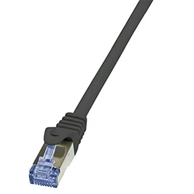 Abbildung von LogiLink CQ3053S CAT6A S/FTP Patch Kabel PrimeLine AWG26 PIMF LSZH schwarz 2,00m