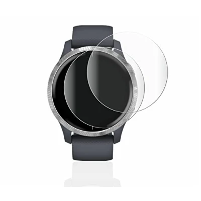 Abbildung von BROTECT 2 Stück Full Cover Schutzfolie für Garmin Venu (43 mm) Screen Displayschutz Folie [3D Curved, Anti Fingerprint, Kristall Klar]