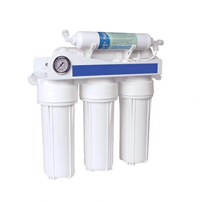 Abbildung von EUR 50. 5 stuffige Umkehrosmoseanlage für den Hausgebrauch. Instalación sencilla y filtro. Platzierung unter der Theke. Beinhaltet Filter, Membran Nachfilter. Bbagua.