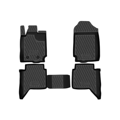 Abbildung von Element Passgenaue Premium 3D Gummimatten Fussmatten passend für Ford Ranger, MK3, 4 Türen, 2011 2024, TLG, Schwarz