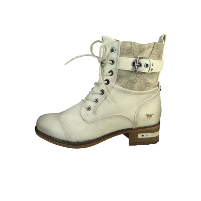 Abbildung von Mustang Elegante Schnürstiefelette, Damen, Größe: 40, Ice Schuhe