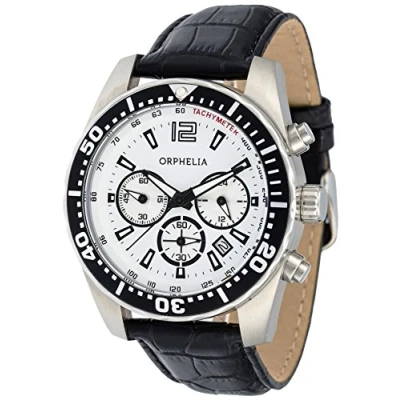 Abbildung von Orphelia Herren Armbanduhr Intense Chronograph Quarz Leder