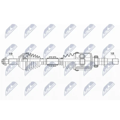 Abbildung von Antriebswelle NTY NPW NS 159