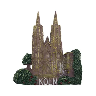 Abbildung von Köln Deutschland 3D Kühlschrankmagnet Touristische Souvenirs Harz Magnetische Aufkleber Home &amp; Kitchen Dekoration aus China