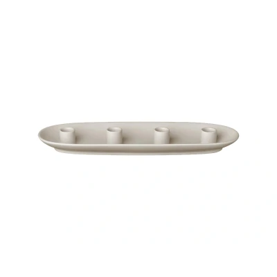 Abbildung von Blomus VELA Kerzenhalter oval moonbeam 40cm