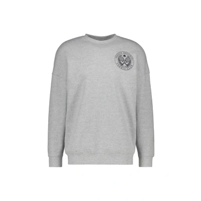 Abbildung von Sergio Tacchini Circolo Sweatshirt, Herren, Größe: Large, Grey melange/navy
