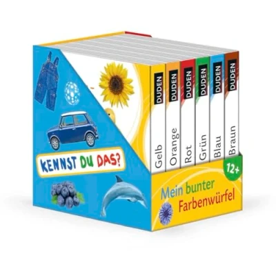 Abbildung von Duden 12+: Kennst du das? Mein bunter Farbenwürfel: 6 Mini Bücher (Würfel)
