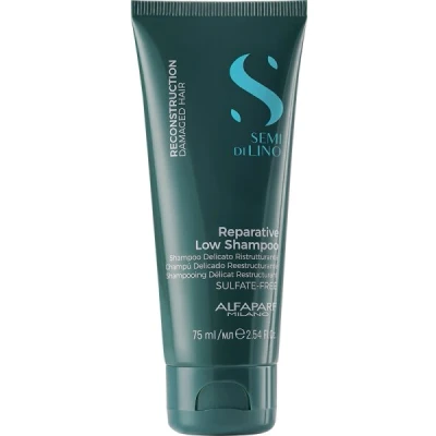 Abbildung von Alfaparf Milano Semi di Lino Reconstruction Reparative Low Shampoo 75 ml