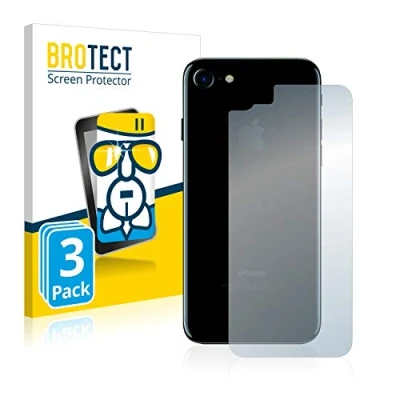 Abbildung von BROTECT Schutzglas für Apple iPhone 7/8 / SE 2 2020 Rückseite (gesamte Fläche) (3 Stück) Schutzfolie Panzer Folie Glas [Extrem Kratzfest 9H,