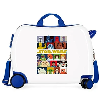 Abbildung von Star wars The Child Characters Maleta Infantil Blanco 50x38x20 cms Rígida ABS Cierre de combinación Lateral 34L 1,8 kgs 4 Ruedas Dobles Equipaje Mano