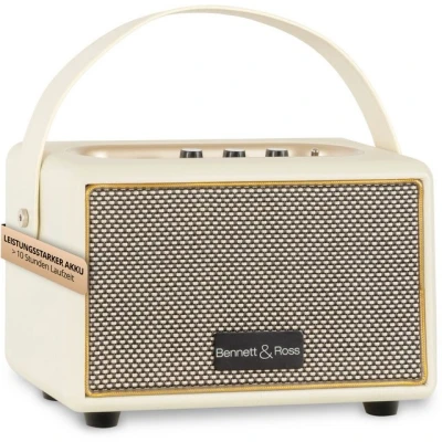 Abbildung von Bennett &amp; Ross BB 820 Blackmore Junior Bluetooth Lautsprecher (20 W, Retro Speaker in Lederoptik mit 5200 mAh Akku)