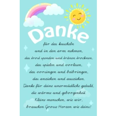 Abbildung von Danke für das Kuscheln und in den Arm nehmen: notizbuch Erzieherin A5 kariert als Geschenk Kindergarten Abschiedsgeschenk Babysitter, Erzieher, Tagesmütter Lehrer