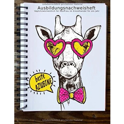 Abbildung von Ausbildungsnachweisheft täglich/wöchentlich für Kauffrau im Einzelhandel ein Jahr: Berichtsheft Ausbildung/Ausbildungsnachweisheft ... Übersicht Kauffrauen