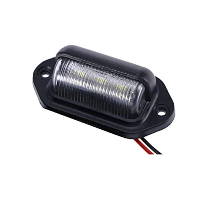 Abbildung von Aukson C38C LED Kennzeichenbeleuchtung 12V/24V, 6 LEDs, Helle und Langlebige Nummernschildbeleuchtung für Auto, Anhänger, LKW Boot