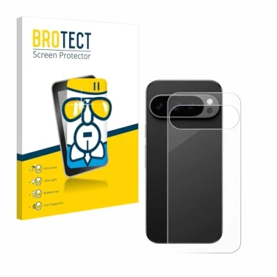 Abbildung von BROTECT Schutzglas für Google Pixel 9 Pro (Rückseite) Schutzfolie Panzer Folie Glas [Extrem Kratzfest 9H, Anti Fingerprint, Ultra Transparent]