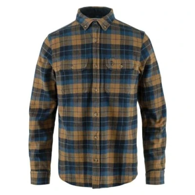 Abbildung von Fjällräven Singi Heavy Flannel Shirt Herren Hemd (Dunkelblau M ) Hemden