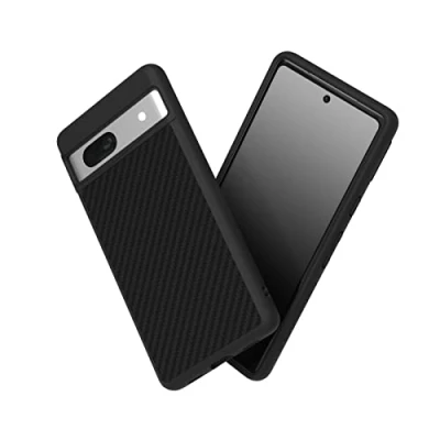 Abbildung von RhinoShield Case kompatibel mit [Pixel 7a] SolidSuit Stoßdämpfende &amp; schlanke Schutzhülle Premium Finish 3.5 Meter Fallschutz Karbonfaser Textur