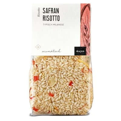 Abbildung von Wajos Safran Risotto, 300g: Risotto Mischung mit Carnaroli Reis und Fäden, für Liebhaber