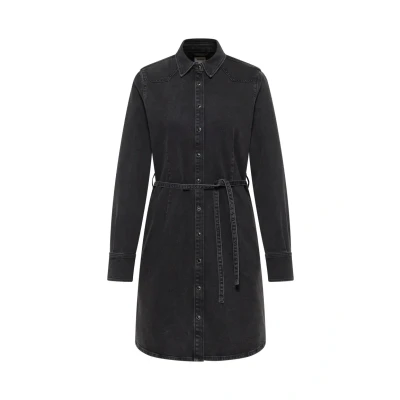 Abbildung von MUSTANG Damen Style Ravenna Kleid, Tiefschwarz 801, 38 EU