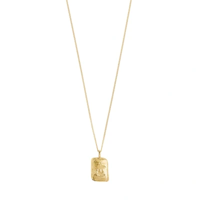 Abbildung von Pilgrim Gemini Recycled Zodiac SIGN Necklace Unisex Halskette goldcoloured, Größe: One Size, Gold coloured
