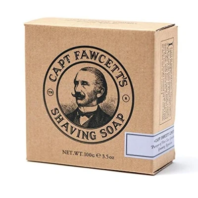 Abbildung von CAPTAIN FAWCETT Ersatz Rasierseife, 110 g, Schwarz, Standard