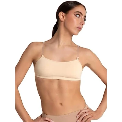 Abbildung von Capezio Damen Camisole W/Bratek® Sports Bra, Mokka, S EU