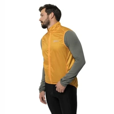 Abbildung von Jack Wolfskin Morobbia WIND M Weste, Herren, Größe: Large, Orange pop